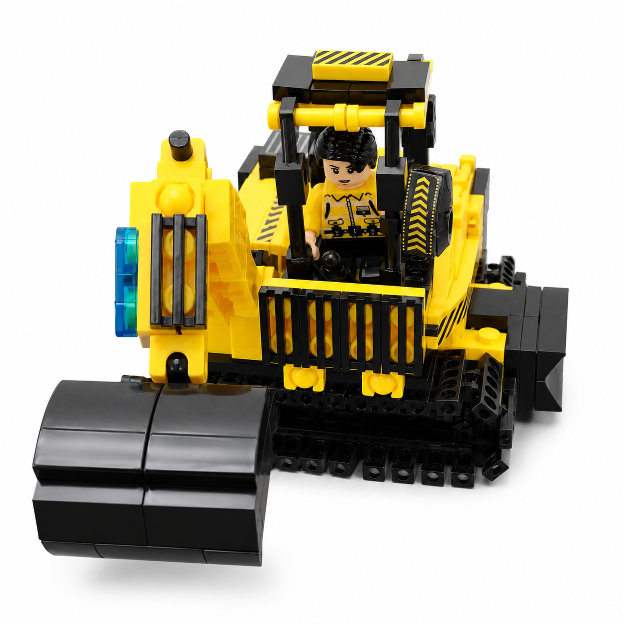 Jouet de construction pelleteuse STEM pour enfants | Véhicule d'ingénierie à construire soi-même | Jouet d'apprentissage créatif et éducatif | Cadeau sûr et durable pour garçons et filles