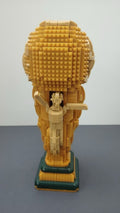Golden Champion Trophy Micro Building Block Set – Luxury DIY Construction Toy & Collectible Display Model