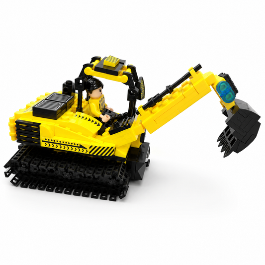 2-in-1 Excavator Robot – Transforms! 465-Piece Build Set