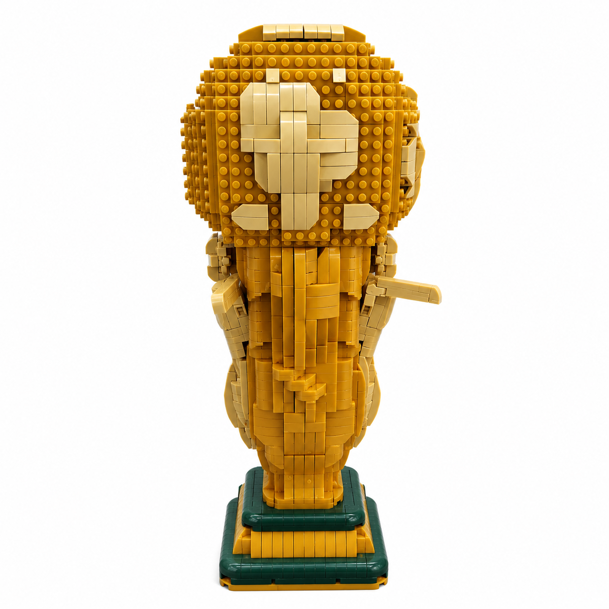 Ensemble de mini-blocs de construction Trophée du Champion en Or – Jouet de construction de luxe à assembler soi-même et modèle d’exposition de collection
