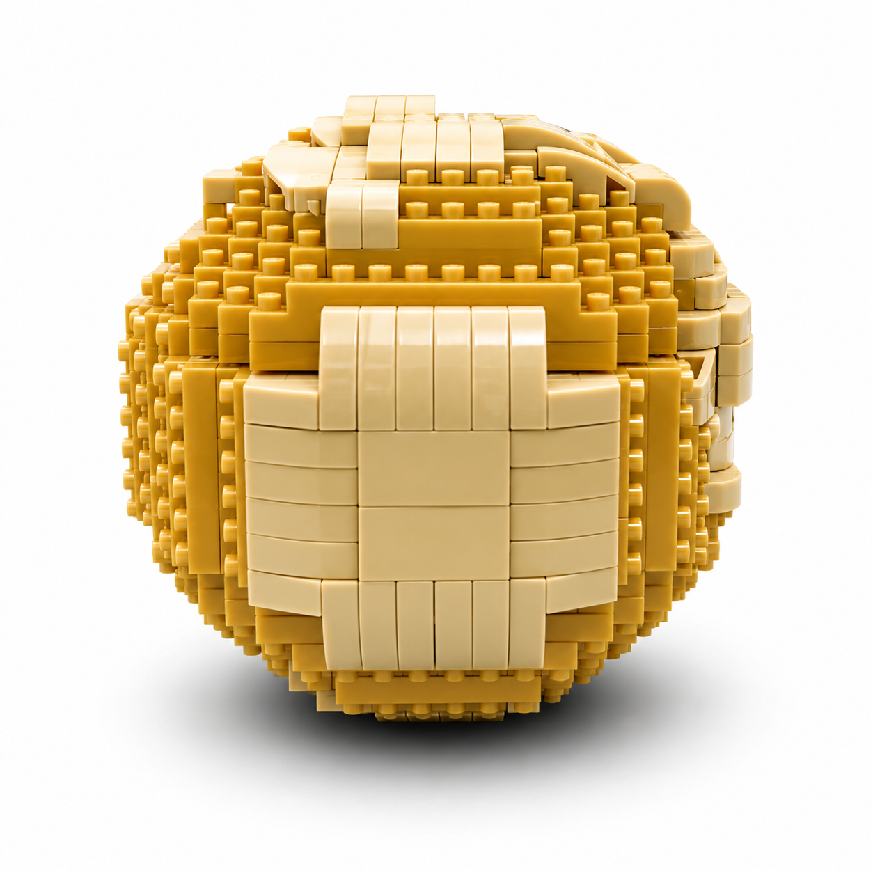 Ensemble de mini-blocs de construction Trophée du Champion en Or – Jouet de construction de luxe à assembler soi-même et modèle d’exposition de collection