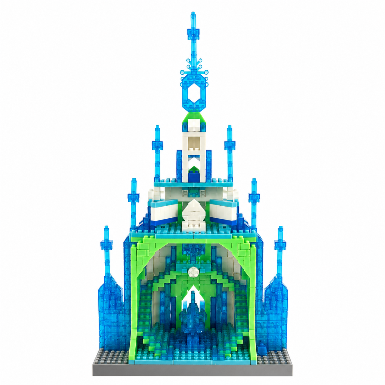 🏰 Ensemble de Blocs de Construction Palais de Cristal Royal Où l'Imagination Devient Réalité