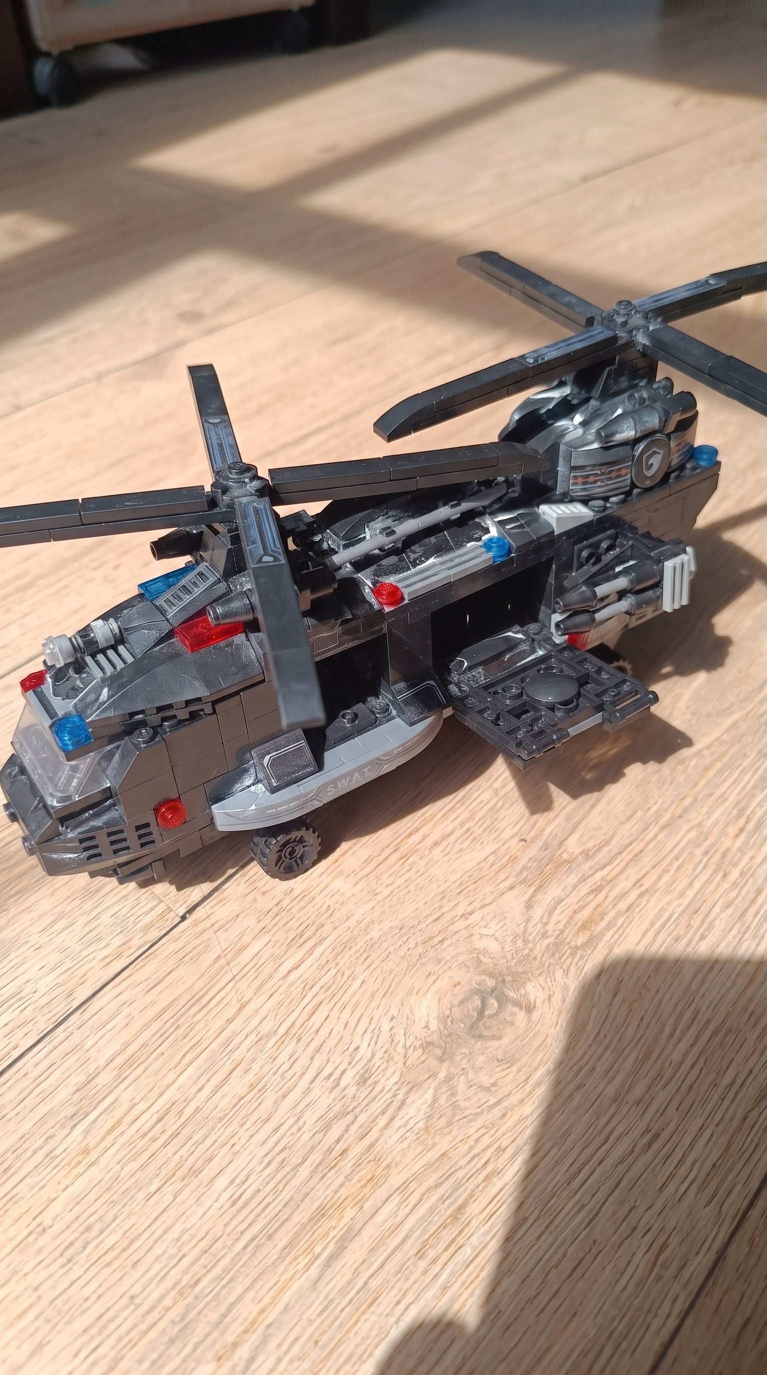 Elite Military SWAT Helicopter Building Block Set for Kids | STEM Educational Construction Toy | Creative DIY Brick Model | Perfect Gift for Boys & Girls