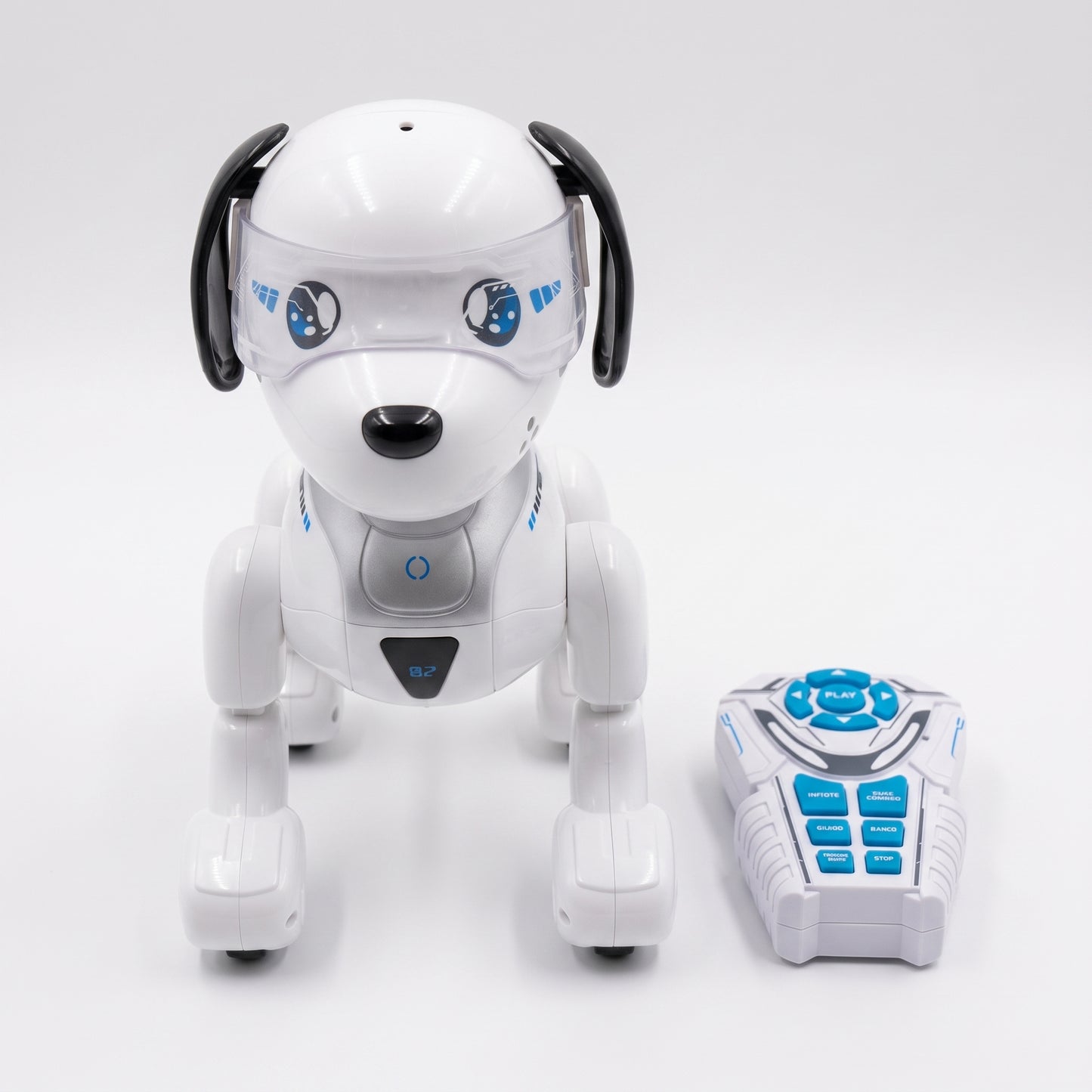 Chien Robot RC Interactif Intelligent™ | Robot Intelligent Télécommandé Qui Marche, Danse et Chante pour Enfants | Jouet Éducatif STEM | Cadeau Idéal pour Garçons et Filles